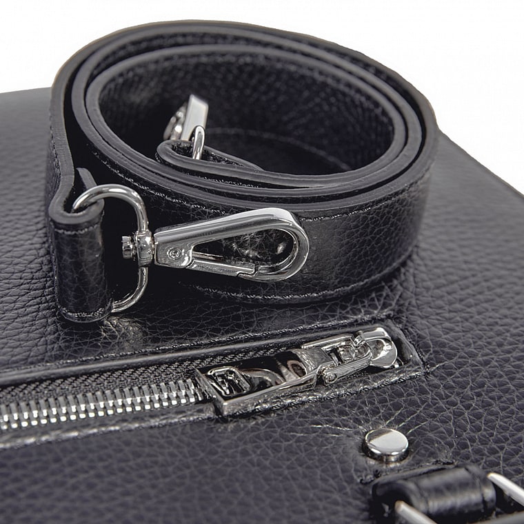 Классическая женская сумка BRIALDI Greta (Грета) relief black - вид 7