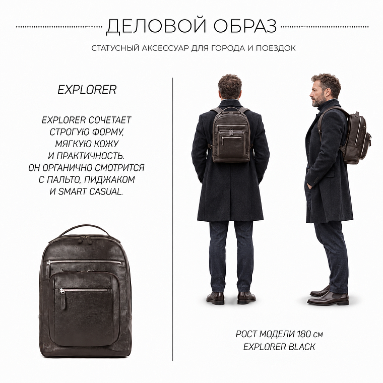 BRIALDI Explorer — посадка и деловой образ