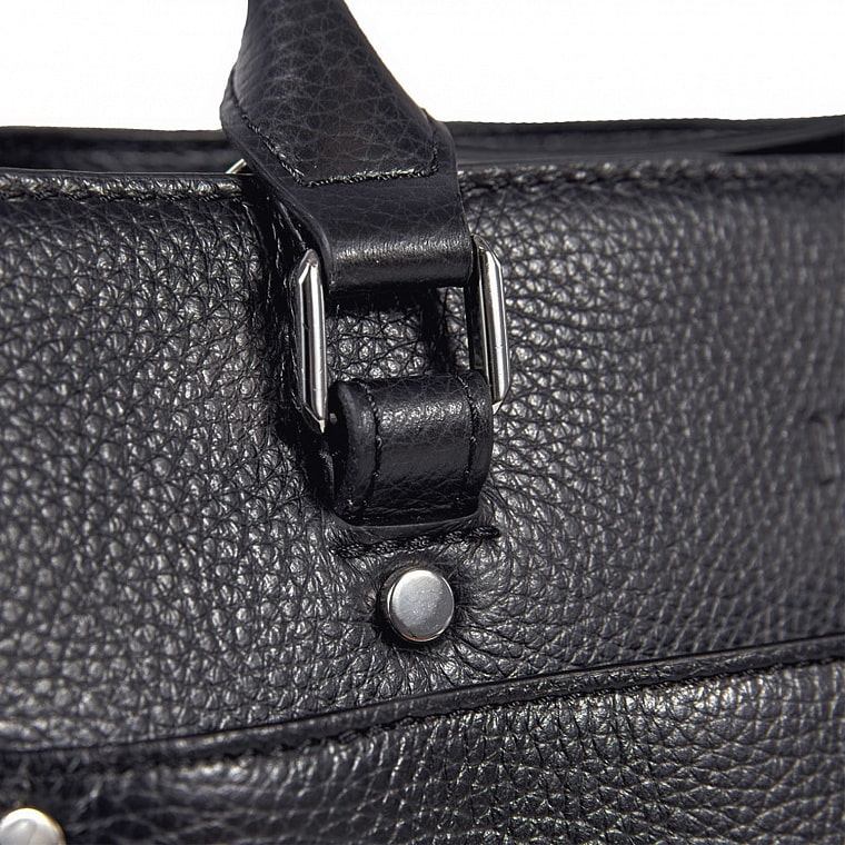 Классическая женская сумка BRIALDI Greta (Грета) relief black - вид 6