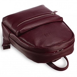 Женский стильный рюкзак BRIALDI Leonora (Леонора) relief cherry - вид 6